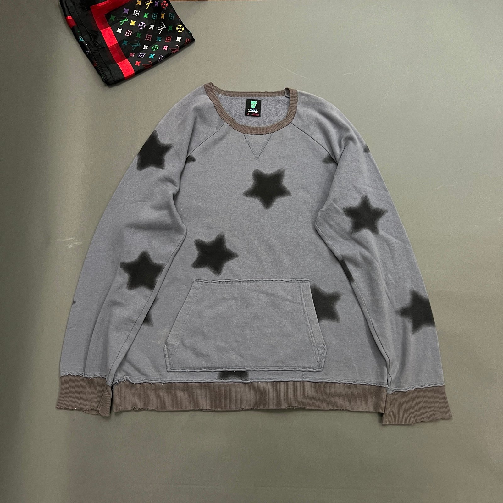 Devil’s Harvest Star Print Pullover Sweatshirt