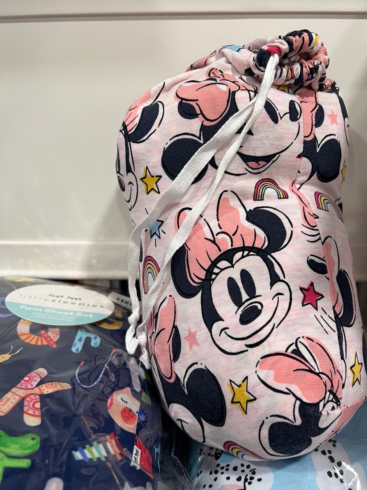 Little Sleepies Minnie Forever Twin Sheets