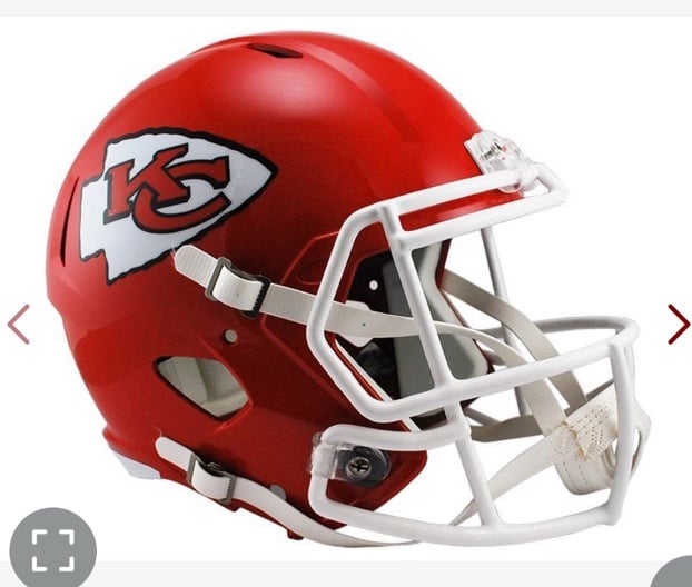 KANSAS CITY CHIEFS NFL Riddell SPEED Full Size Replica Football Helmet Brand New