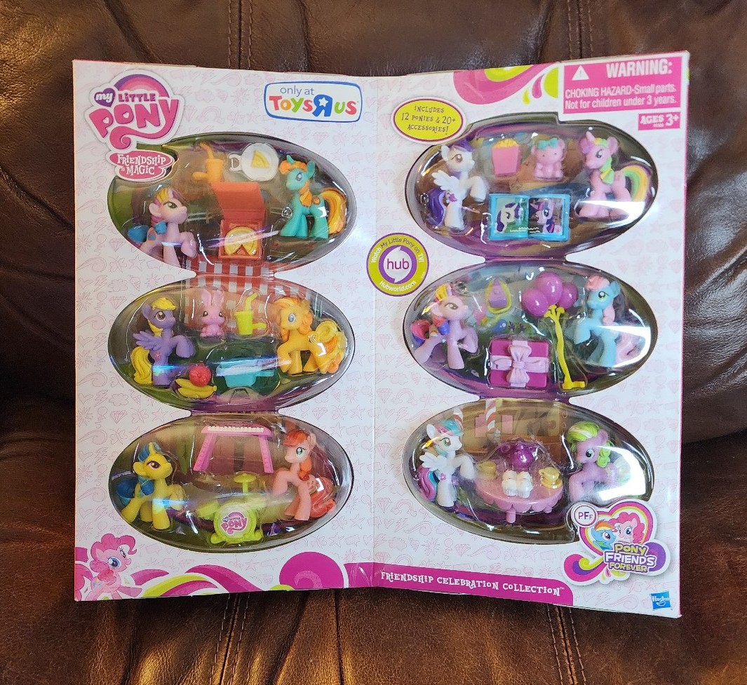 My Little Pony G4 FIM FRIENDSHIP CELEBRATION COLLECTION Mini Set TRU Excl NIP