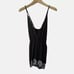 TULAROSA Romper Tank Shorts Embroidered Accent Onesie Large NWT