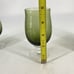 Set of 6 Sasaki Coronation Dark Green Twisted Stem Juice Cocktail Glass 4 3/4