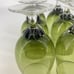 Set of 6 Sasaki Coronation Dark Green Twisted Stem Juice Cocktail Glass 4 3/4