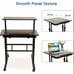 Mobile Stand up or sitting Desk on wheels, Computer Desk with Tilting Surface