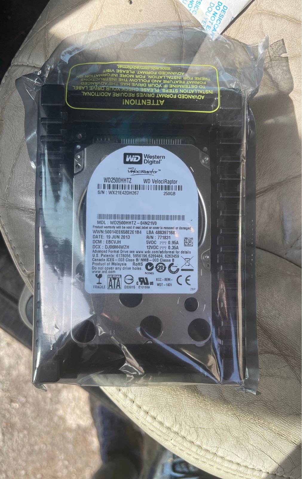 Western Digital VELOCIRAPTOR 256gb