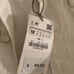 **ZARA** MEN’s White Graphic Jean Jacket