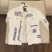 **ZARA** MEN’s White Graphic Jean Jacket