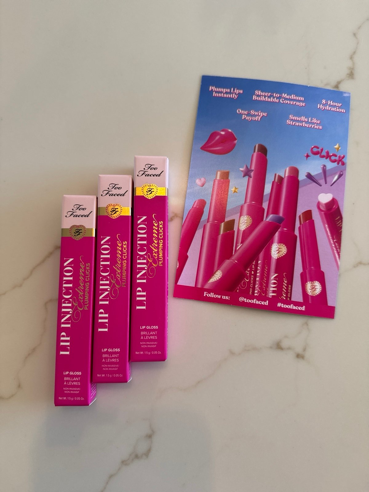 Too Faced3 Too Faced Lip Injection Extreme Plumping Clicks