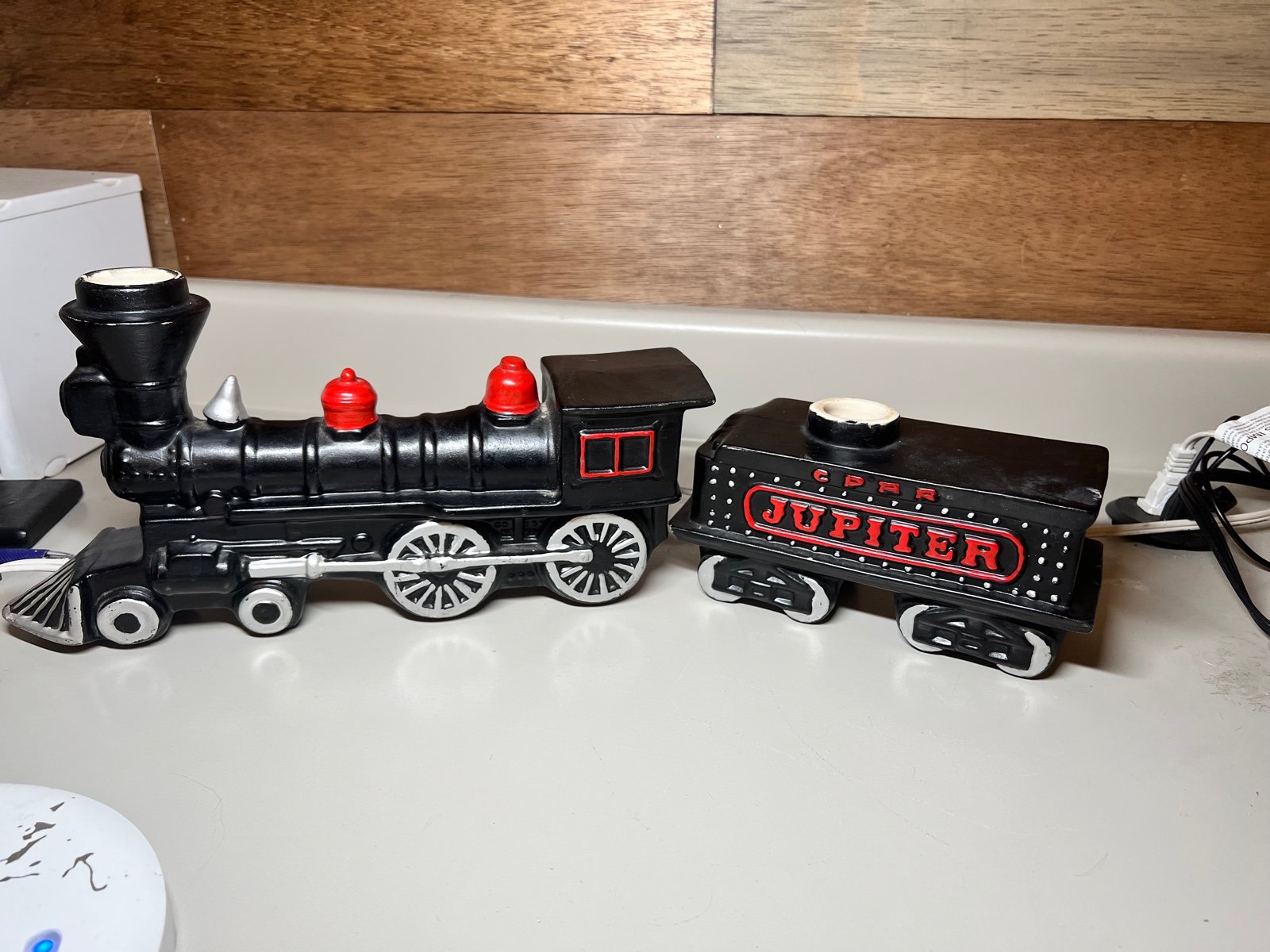 B.Harness For McCormick Vintage Ceramic Train Burbon Decanter Set #203