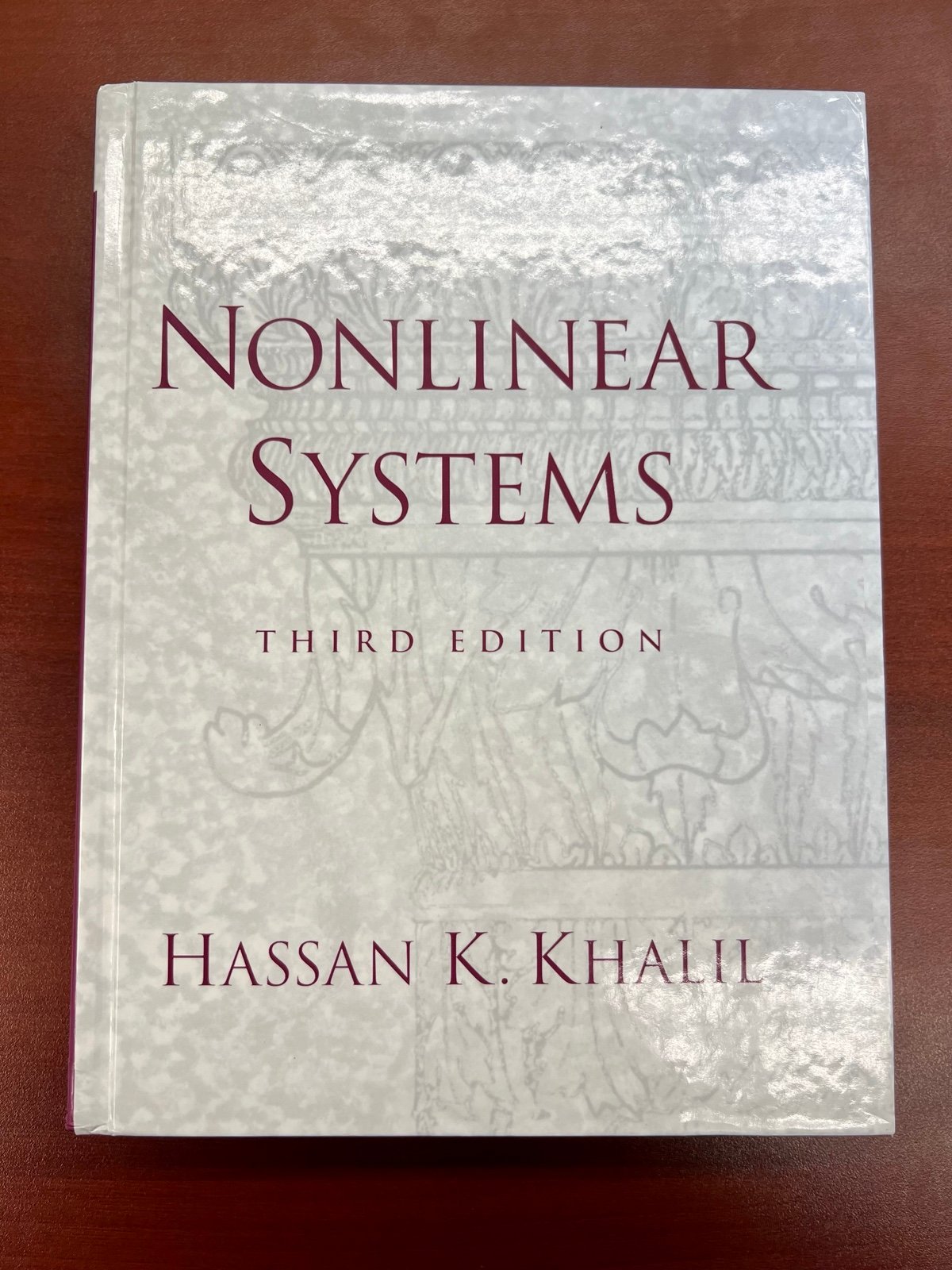 Nonlinear Systems by Hassan Khalil 3rd edisiton hardcover