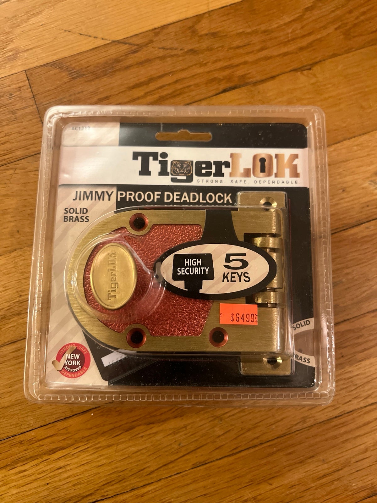 Tiger lock Jimmy Proof Deadlock