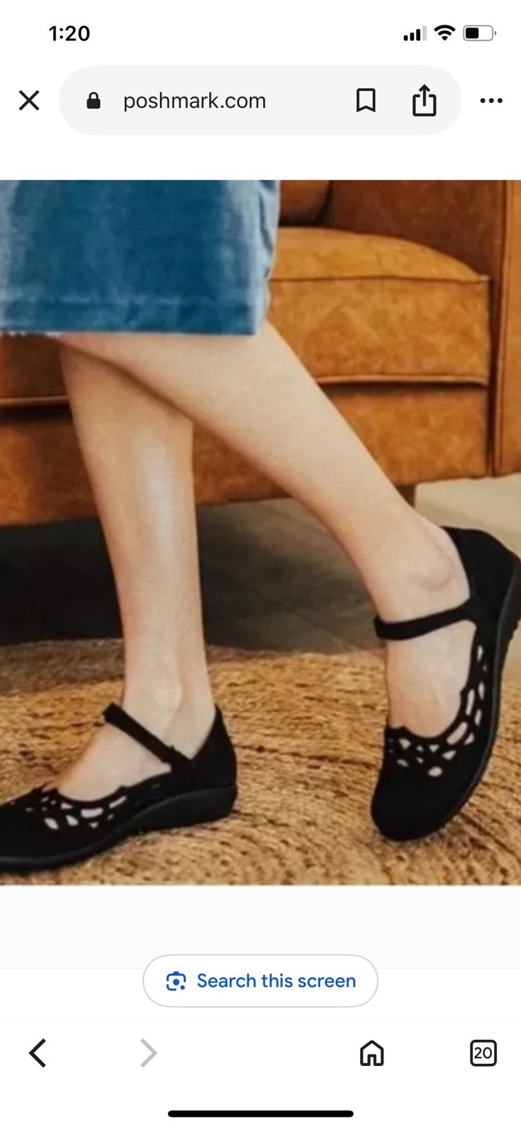 Naot Agathis black velvet Mary Jane flats size 39/8 US