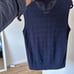 Navy Blue Women’s Polo by Ralph Lauren Medium Cotton Cable Knit Sweater Vest
