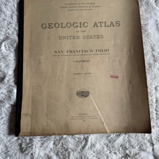 Geologic Atlas of the United States, San Francisco Folio, published in 1914.