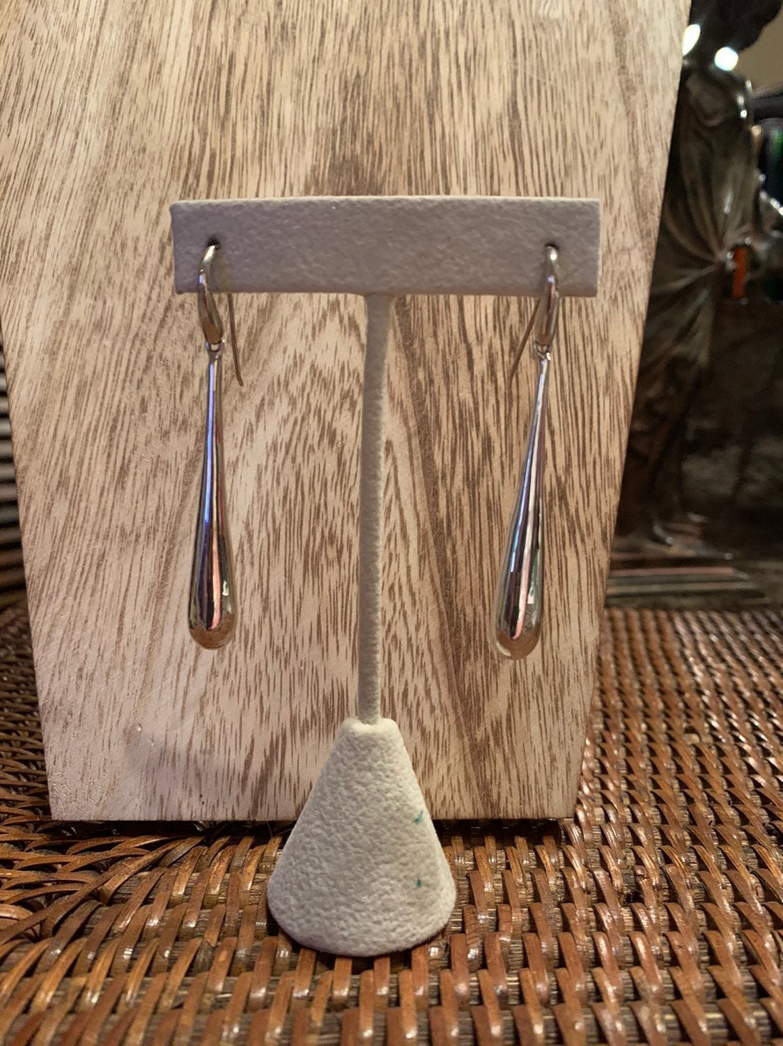 Sterling Silver Teardrop Earrings
