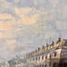 Vintage oil painting on canvas Paris street view, Unframed, Unsigned