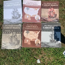 Abeka 4th grade history of our United States book lot set of 6