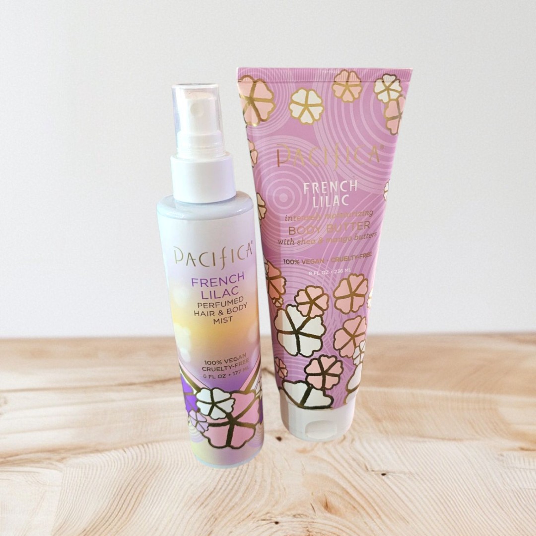 Pacifica French Lilac lotion and body spray