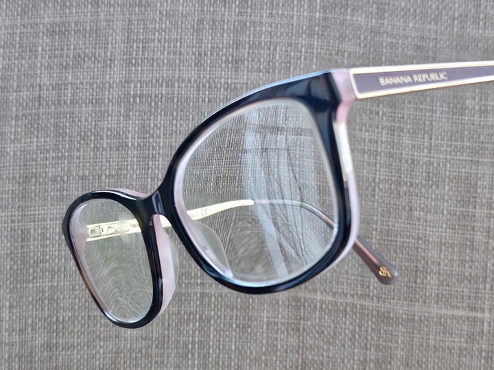 Banana Republic Women Eyeglasses Frame CATERINA S0R 135 Black/Lilac Tone Glasses