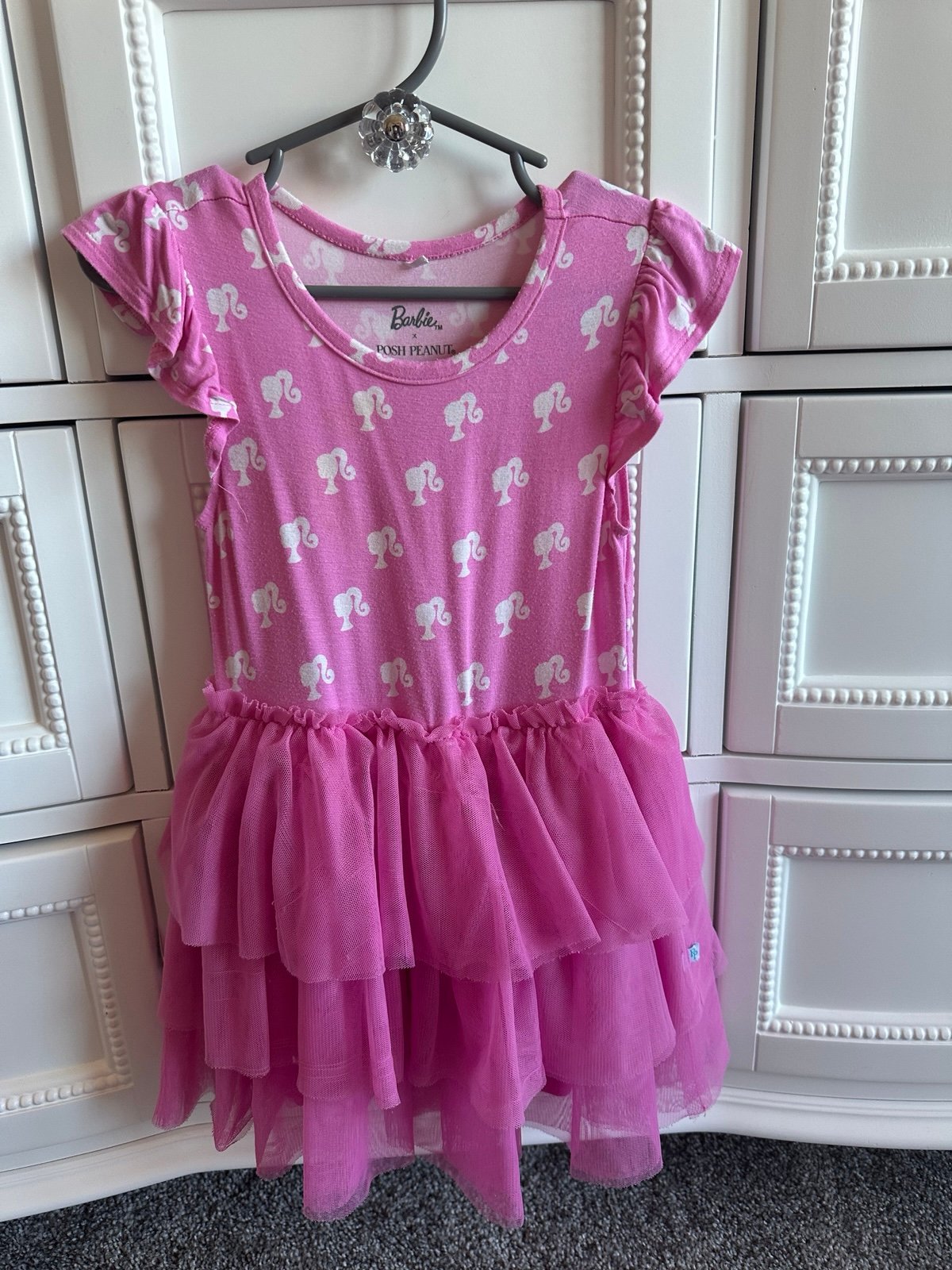 Posh peanut x Barbie ruffle dress