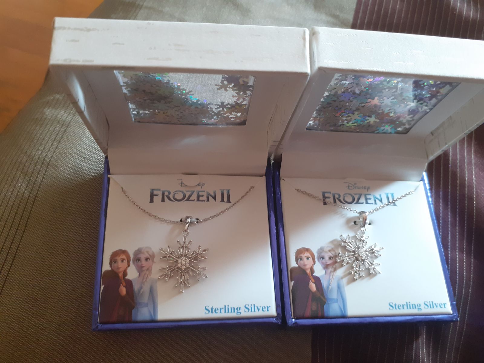 Frozen 2 Sterling Silver sets lot of 2