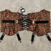 Honey Birdette Chastity Leopard Corset - BNWT