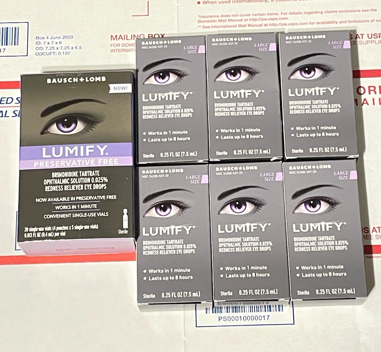 Lumify Eye Drops + SINGLE USE VIALS