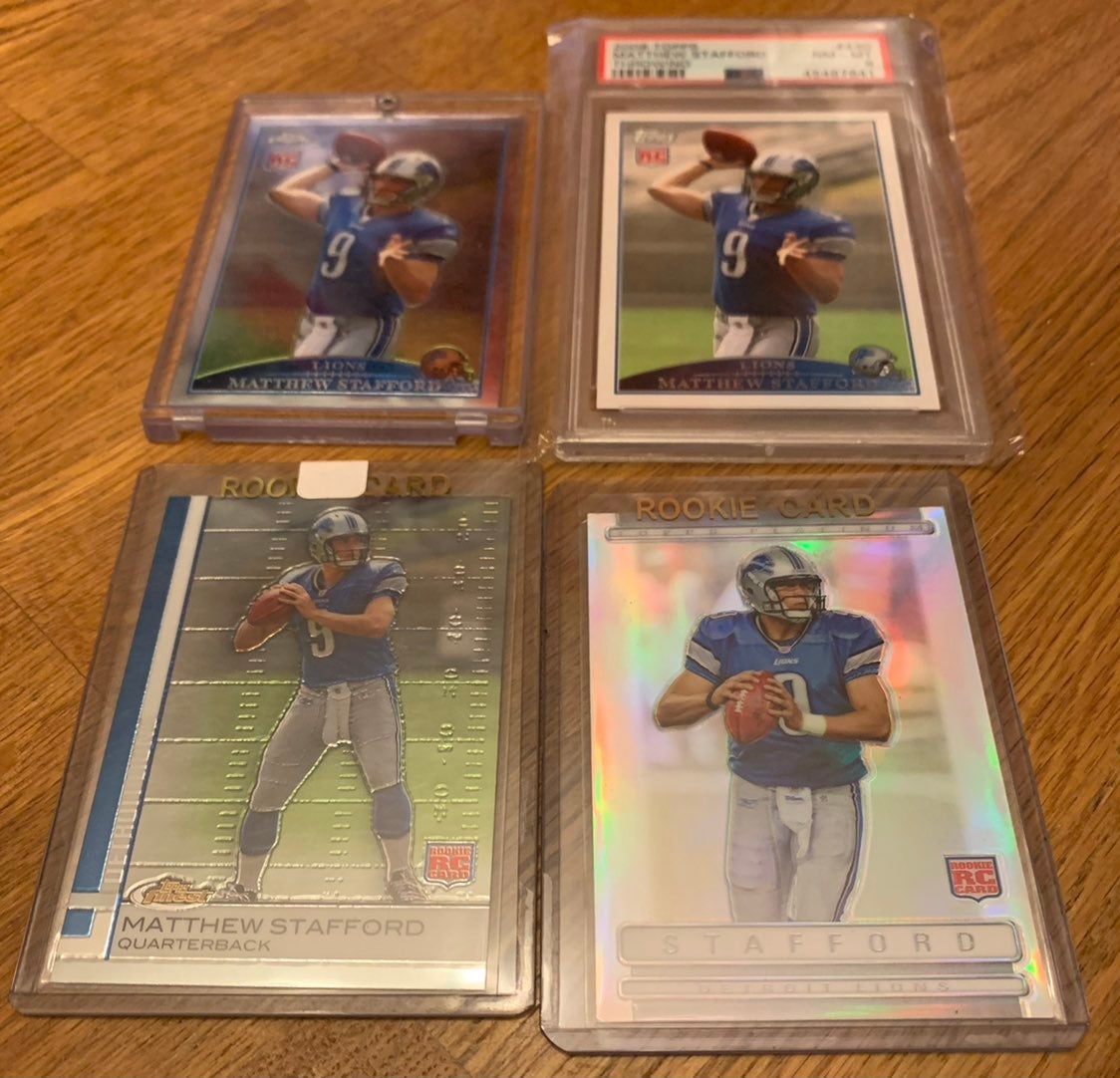 Matthew Stafford Topps Rookie Card Lot