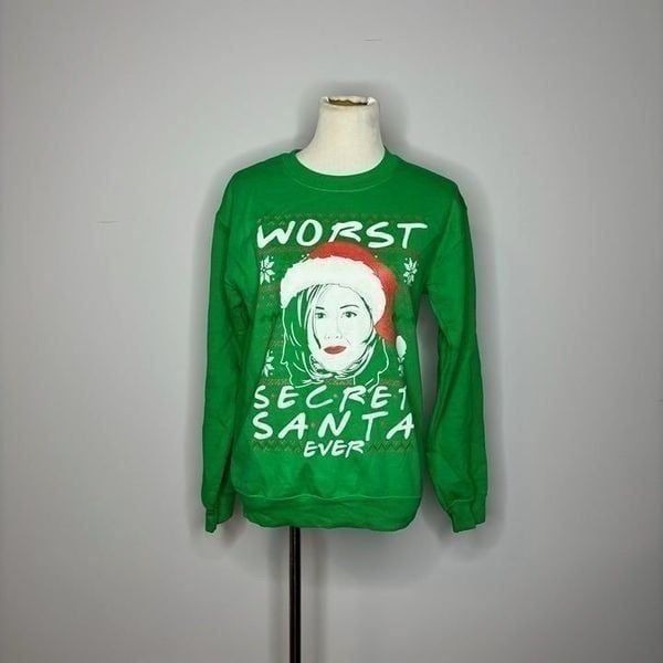 Gildan- Green Worst Secret Santa Ever Graphic Crewneck