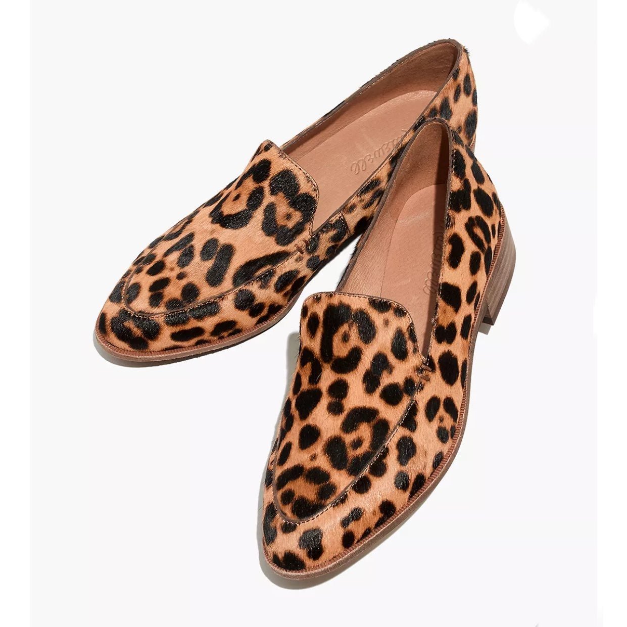 Madewell leopard hotsell loafers