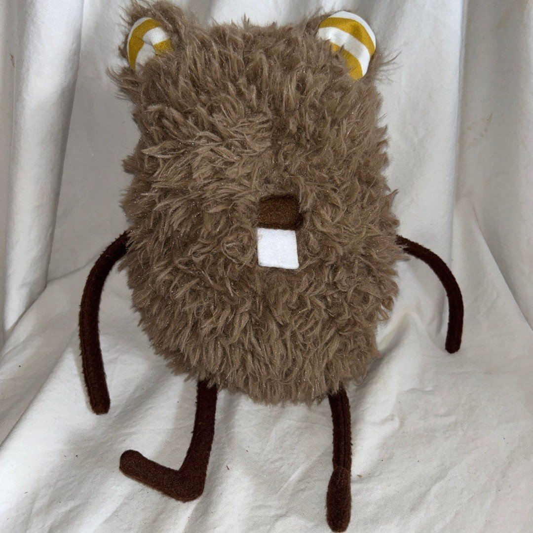 Mila's Zoo Beaver Woodchuck Plush Extremely Rare Made In USA