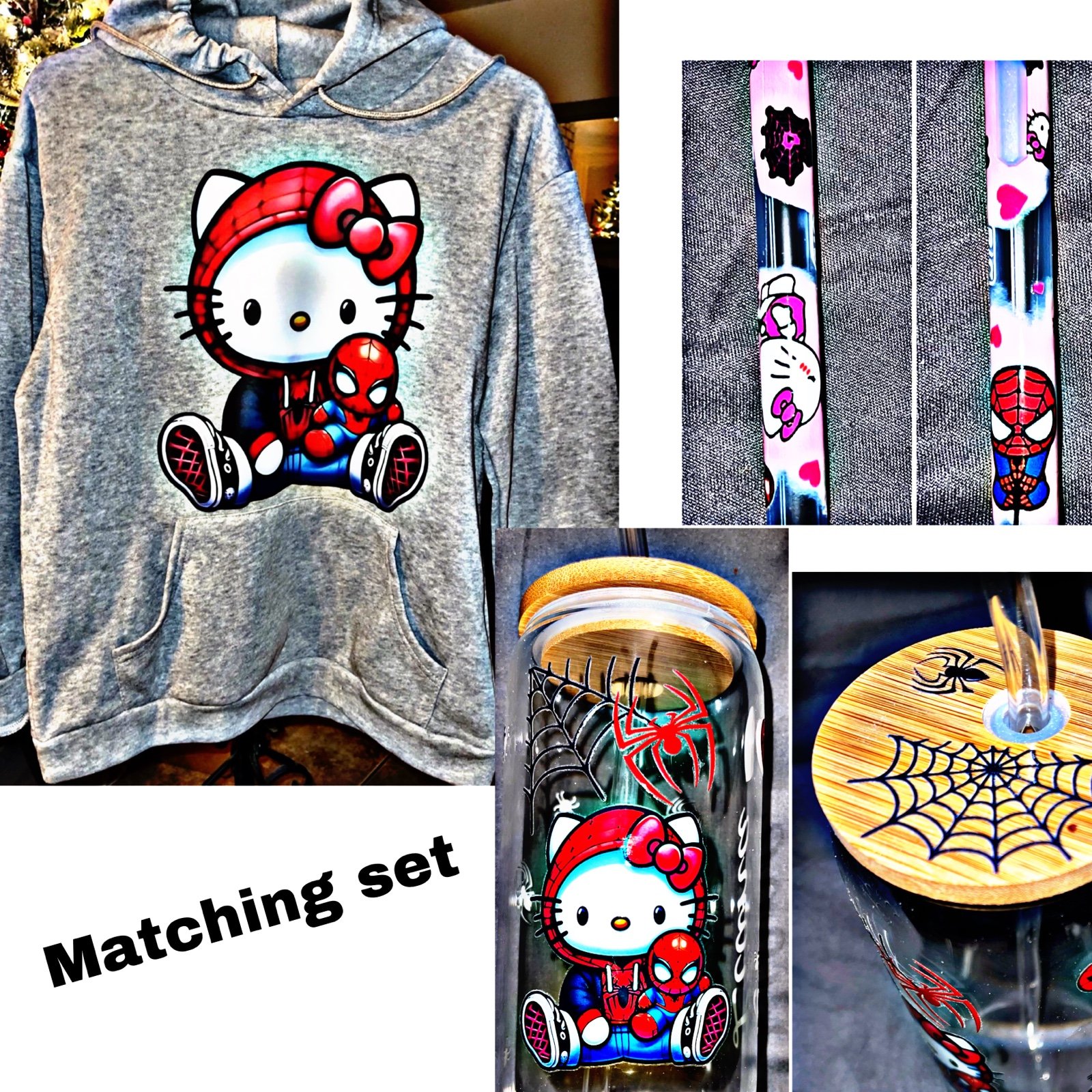 New hello kitty spider man bundle read pls sizes