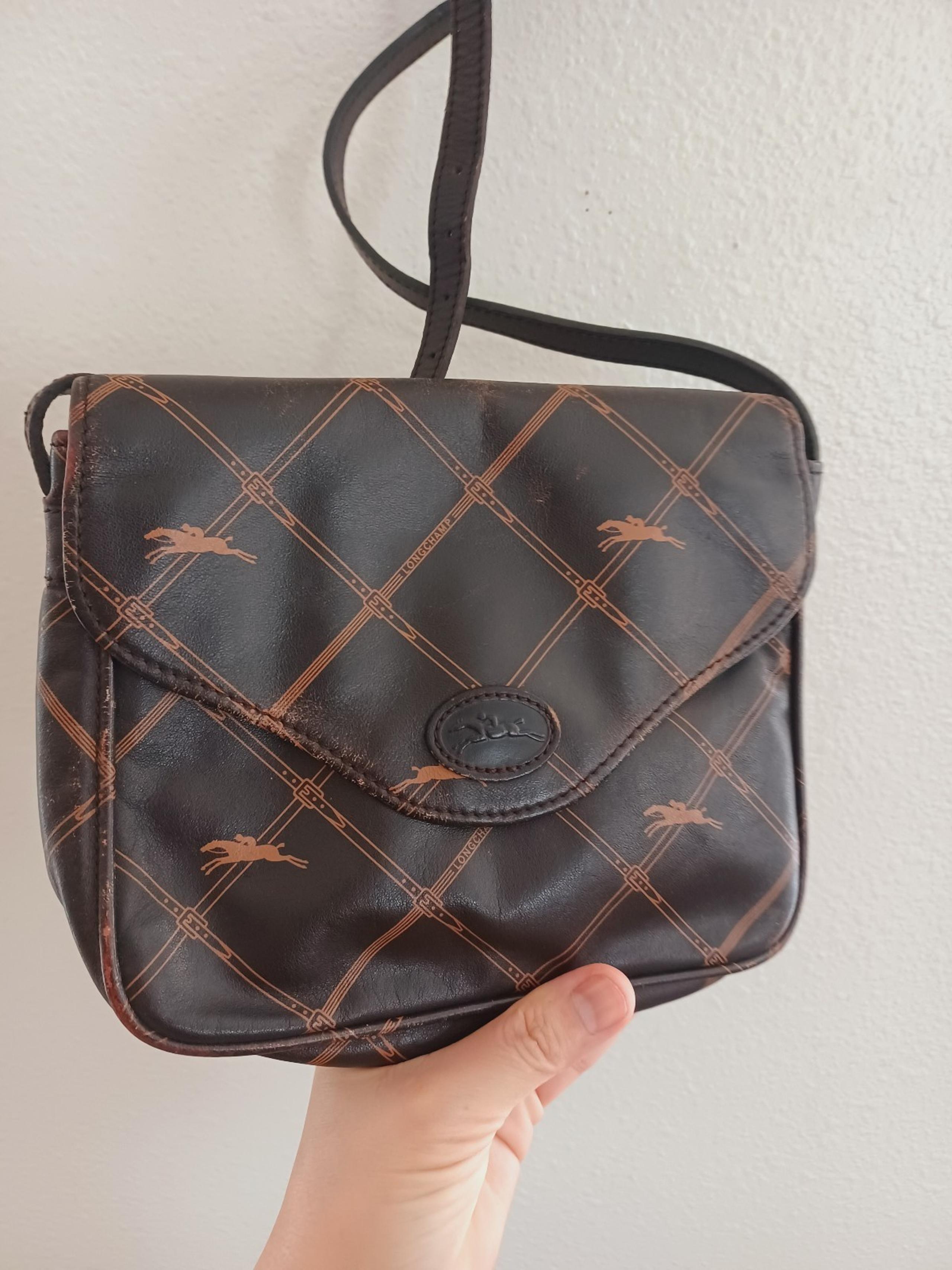 Longchamp Vintage Genuine Leather Crossbody bag