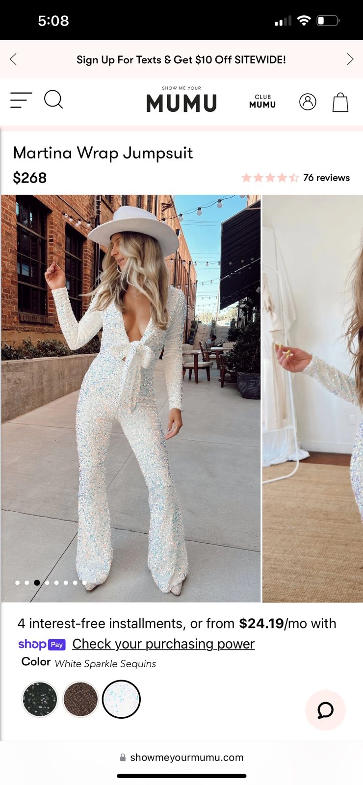 Show Me Your Mumu Martina Wrap Jumpsuit