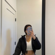 Cropped puffer jacket