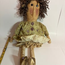 Vintage Antique Handmade Doll - Maker Unknown - See Photos For Condition