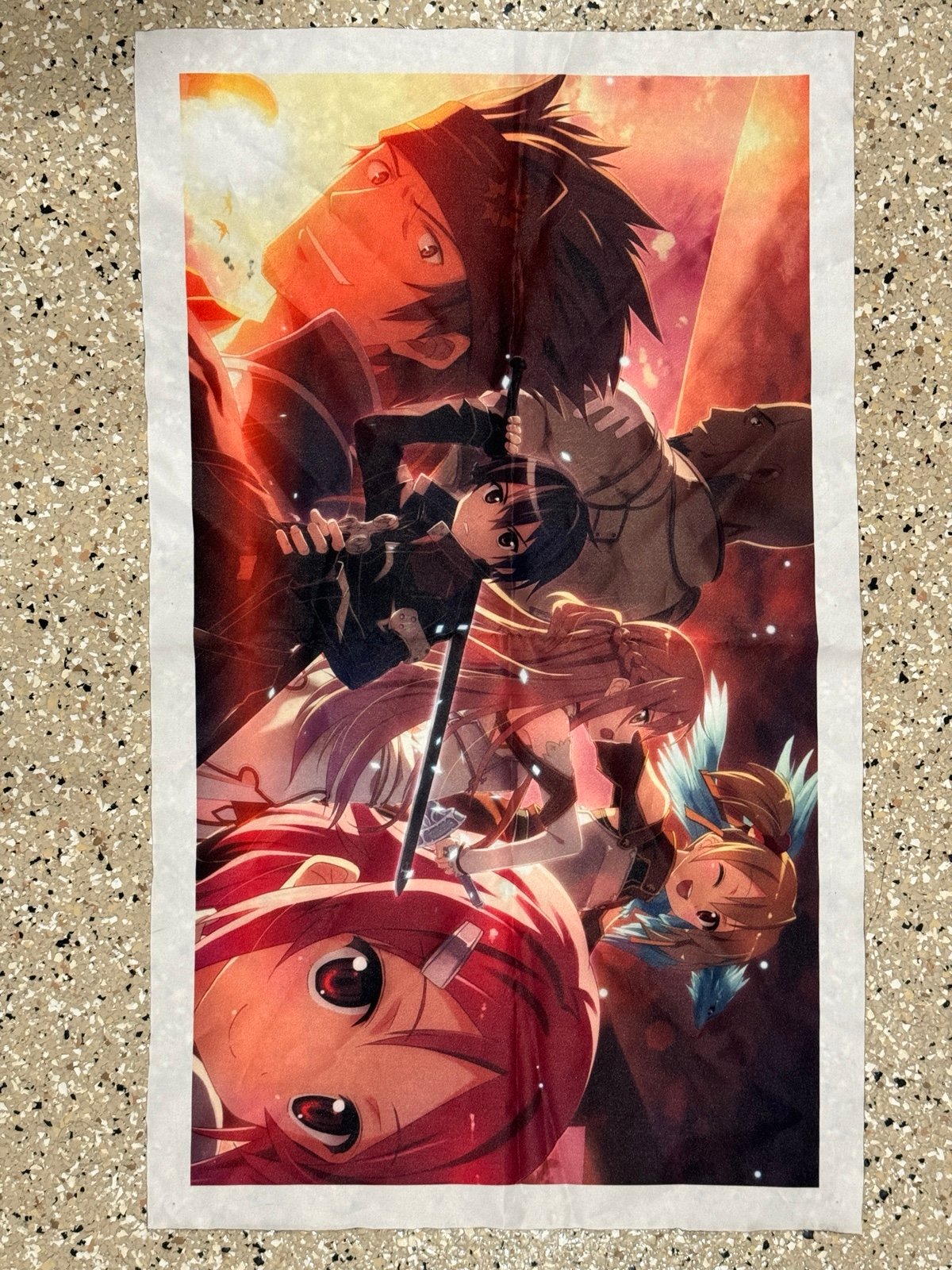 Sword Art Online Fabric Printed Poster