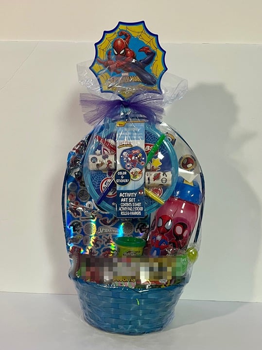 Spidey themed Easter basket