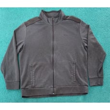Calvin Klein Men's Jacket Size Large Lightweight Fleece Full Zip Up Coat