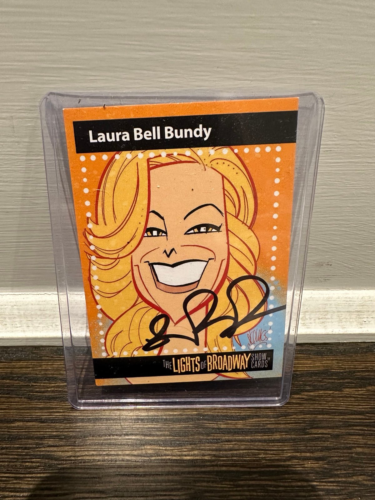 Laura Bell Bundy Signed Lights of Broadway Trading Card