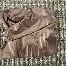 Brand New With Tags Zara Bronze Metallic Top. Size Medium.