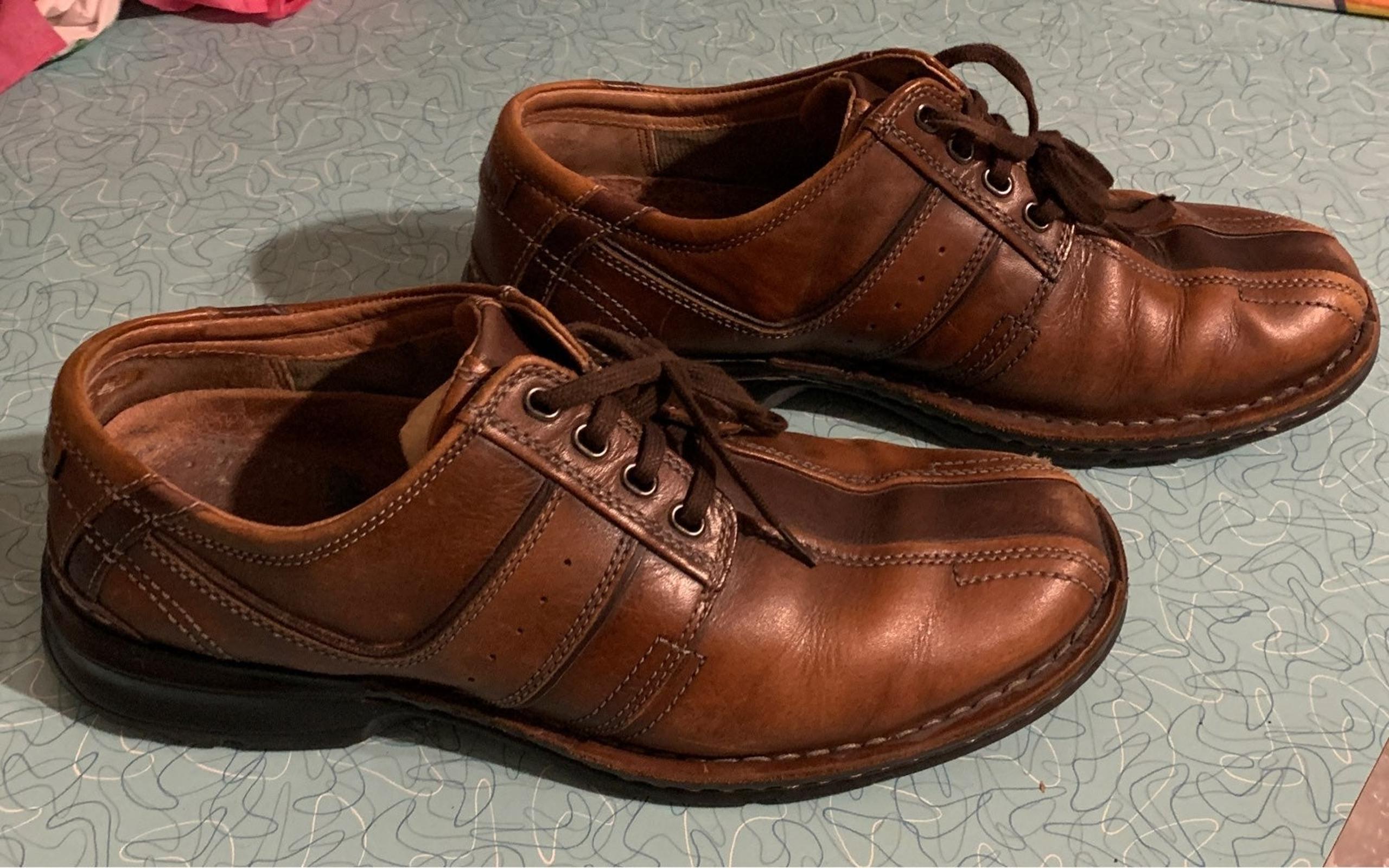 Clarks brown fashion sneakers for men