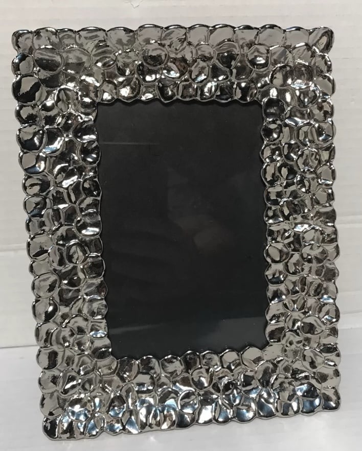 Michael Aram Silver Tone Hydrangea 5.5x3.5 Photo Frame 8.25x6.5
