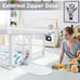 Baby Playpen Baby Playard, Playpen for Babies and Toddlers with Gate, 51 x51 ×27