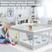 Baby Playpen Baby Playard, Playpen for Babies and Toddlers with Gate, 51 x51 ×27