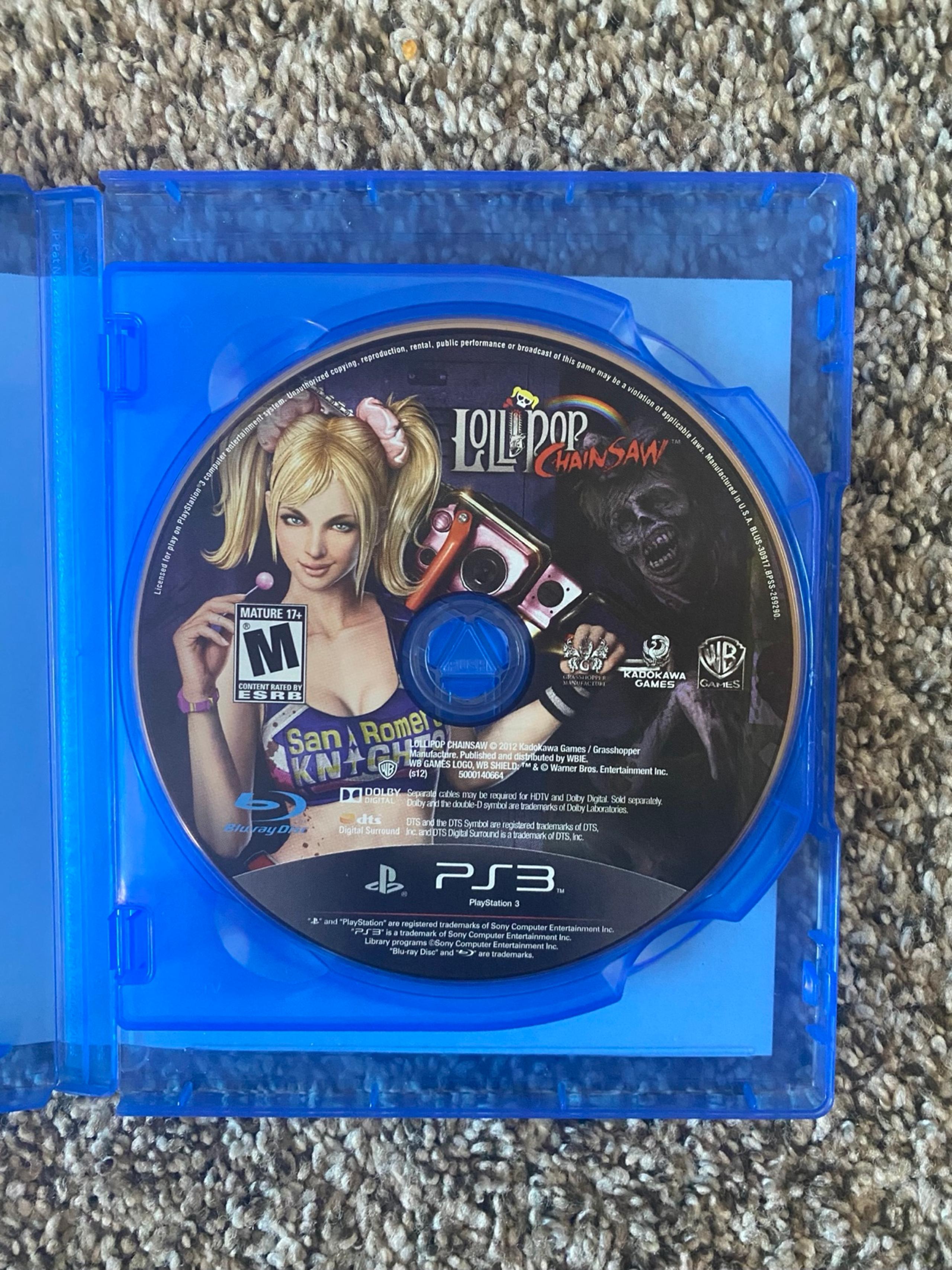 PS3 Lollipop Chainsaw Game