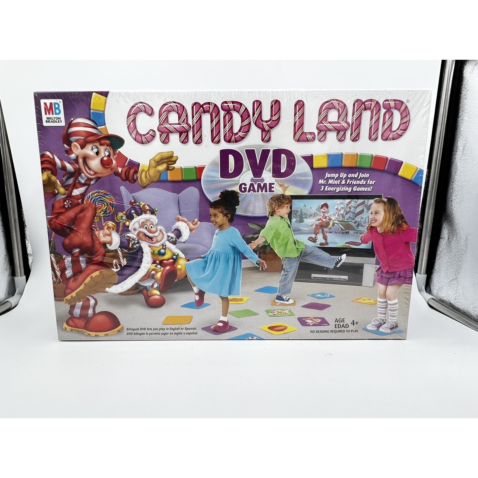 Candy Land DVD Board Game Milton Bradley DVD New Family Game Rare 2005