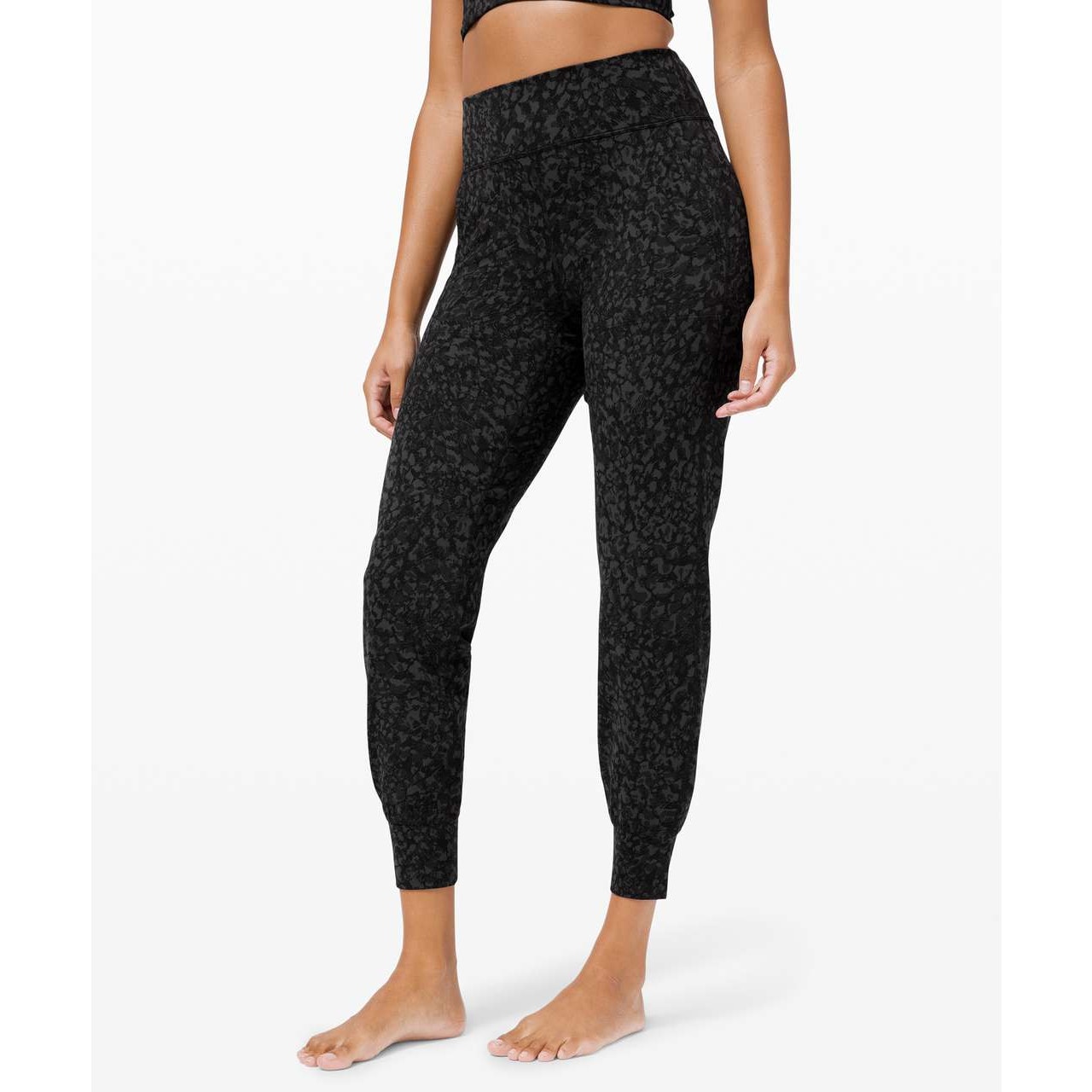 Lululemon Align Jogger 28 Size 6 EUC Wild Thing Camo Deep Coal Multi