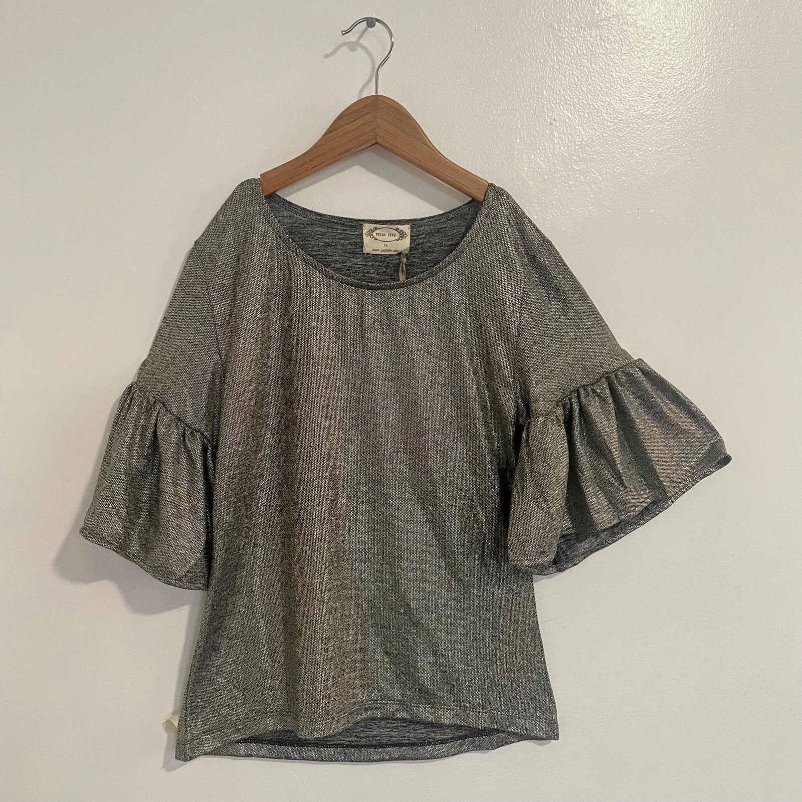 Mia Joy Joyfolie Metallic Top
