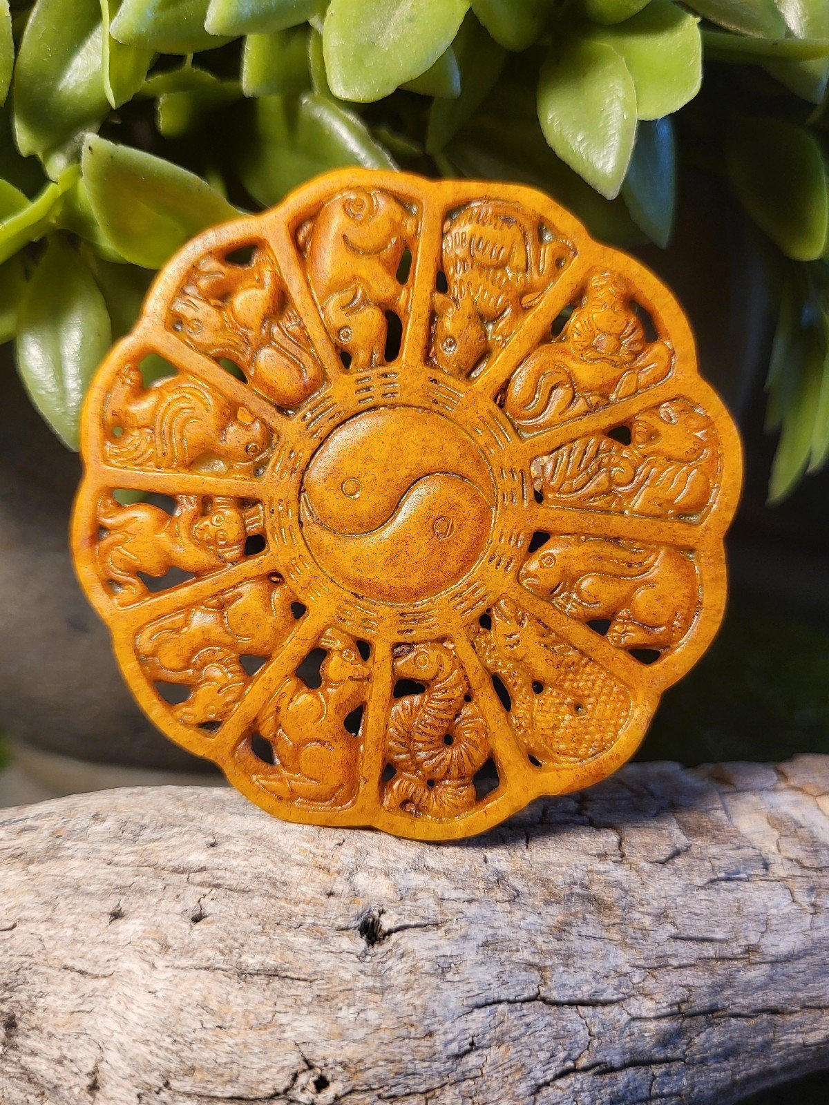 Ultimate Lucky Zodiac 12 Animal Jade Chinese Amulet Statue Pendant Carving
